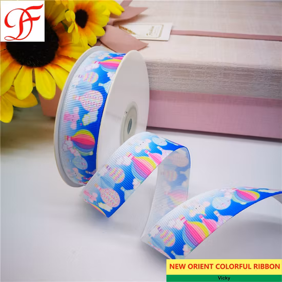 Nastro in raso di poliestere 100% a trasferimento termico