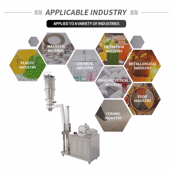 Attrezzature per trasportatori a vuoto per macchinari per il trasporto di polvere di farina