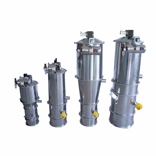 Macchina trasportatrice con alimentatore sottovuoto per materiali sfusi, polvere e cereali